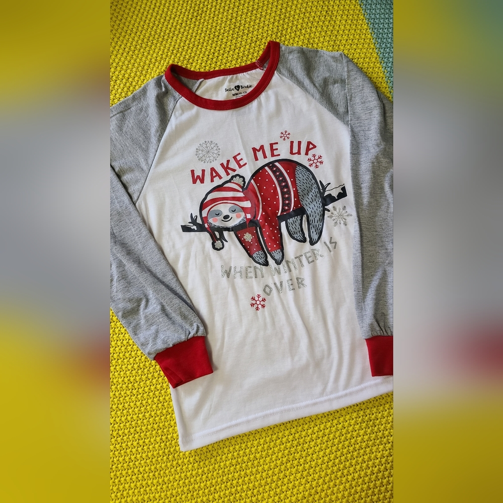 Youth Long Sleeve Sloth Shirt